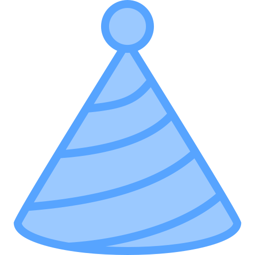 Party Hat Generic Blue icon