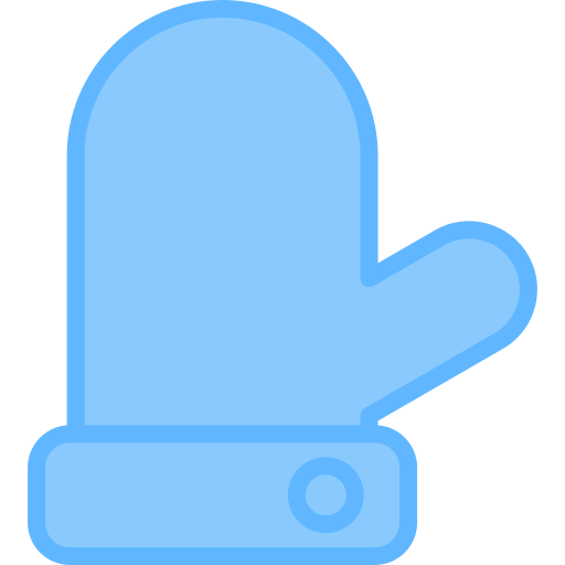 handschoenen Generic Blue icoon