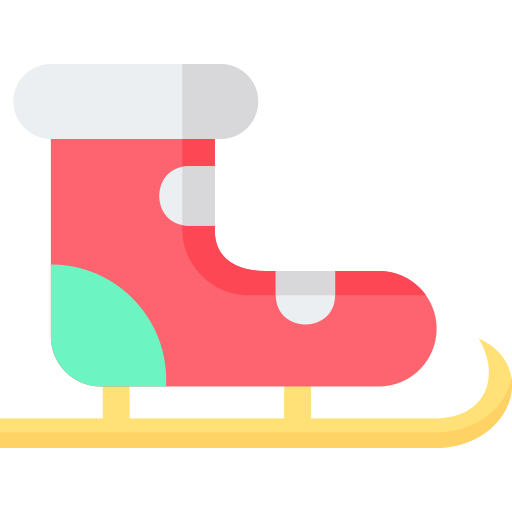 patines de hielo Generic Flat icono