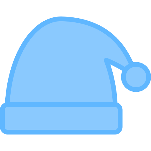 czapka świętego mikołaja Generic Blue ikona