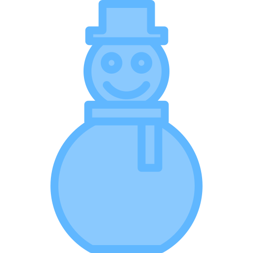 sneeuwman Generic Blue icoon