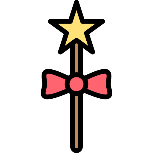魔法の杖 Generic Outline Color icon