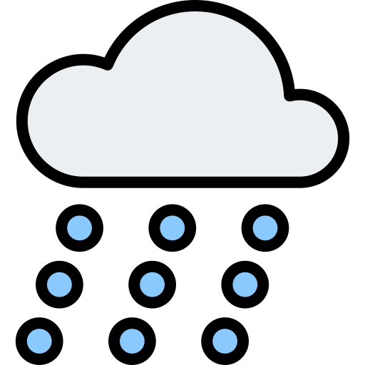 Snowfall Generic Outline Color icon