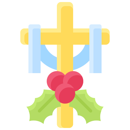 cruz cristiana Generic Flat icono