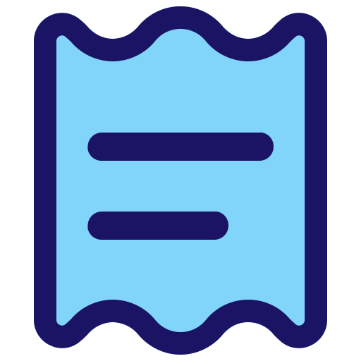 kassenbon Generic Outline Color icon