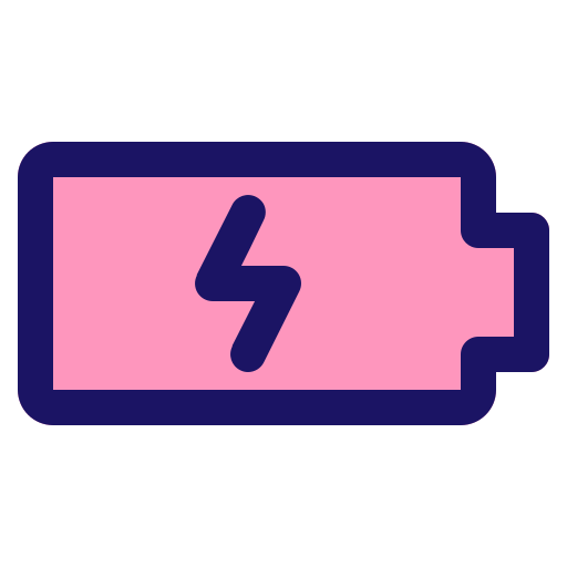 Ładowanie baterii Generic Outline Color ikona