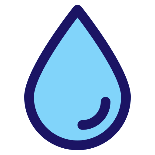 kropla wody Generic Outline Color ikona