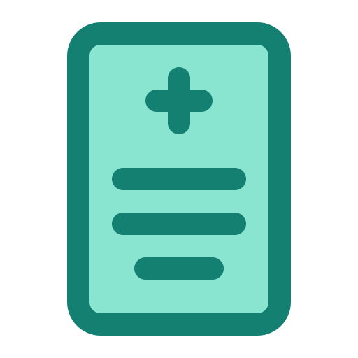 Medical Report Generic Outline Color icon