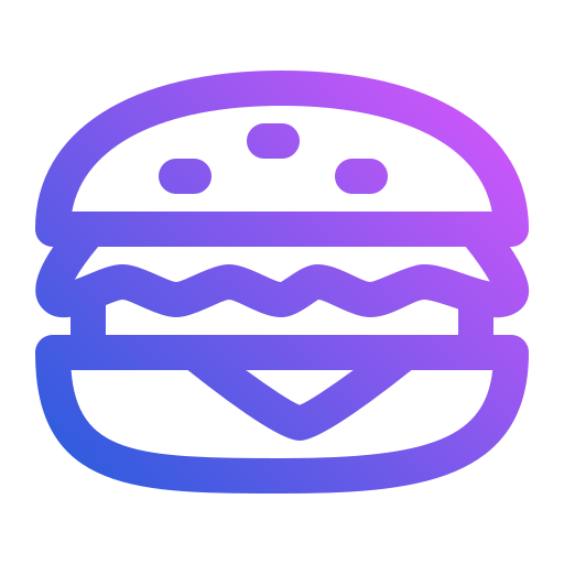 Hamburger Generic Gradient icon