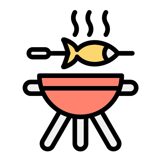 barbecue Generic Outline Color icoon