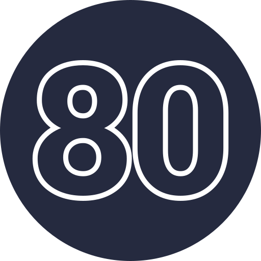 80 Generic Flat icona
