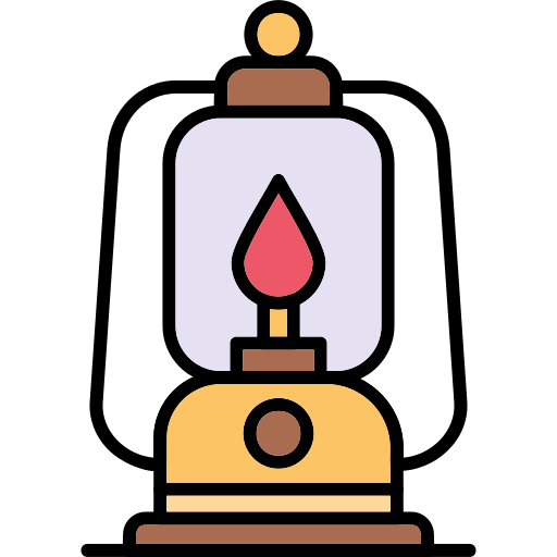 lampa naftowa Generic Outline Color ikona