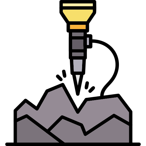 minería Generic Outline Color icono