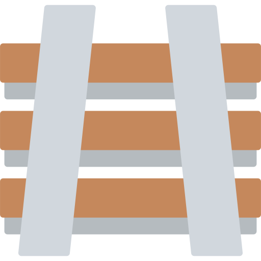 kolej żelazna Generic Flat ikona