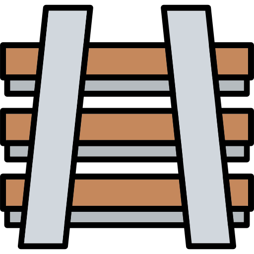 鉄道 Generic Outline Color icon