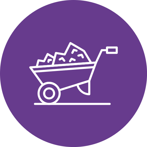 Wheelbarrow Generic Flat icon