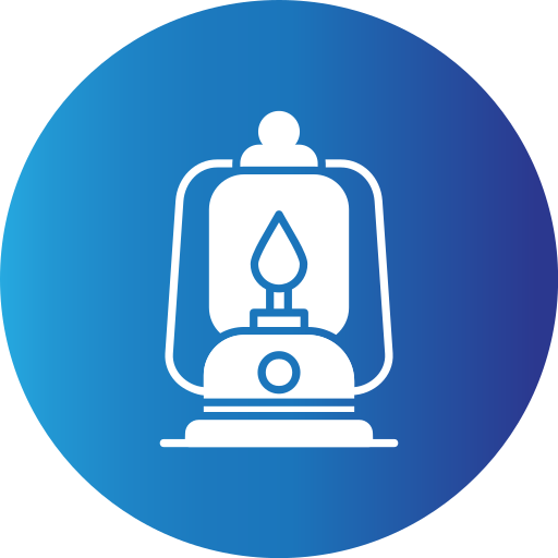 Oil Lamp Generic Blue icon