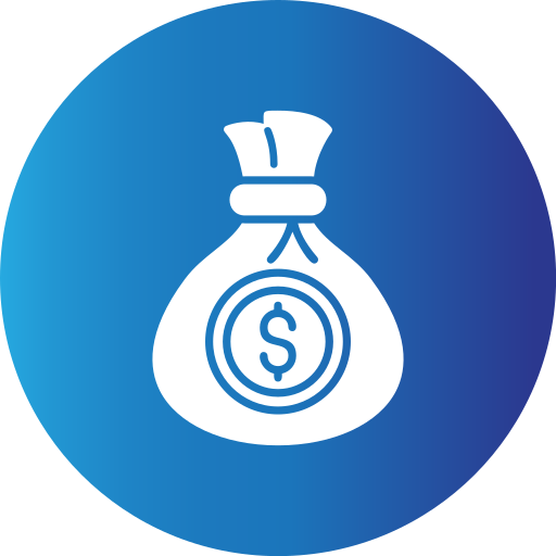 Money bag Generic Blue icon