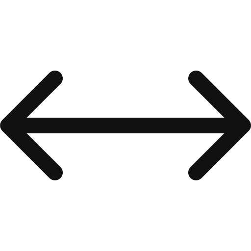 sinistra e destra Generic Basic Outline icona