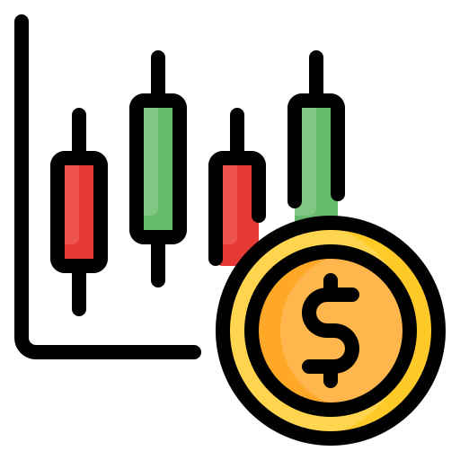 Фондовый рынок Generic Outline Color иконка