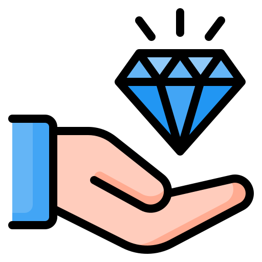 Diamond Generic Outline Color icon