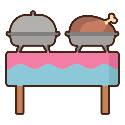 Buffet Generic Outline Color icon