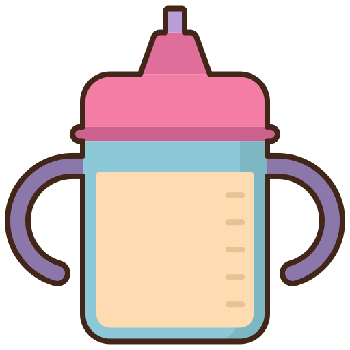 Sippy cup Generic Outline Color icon