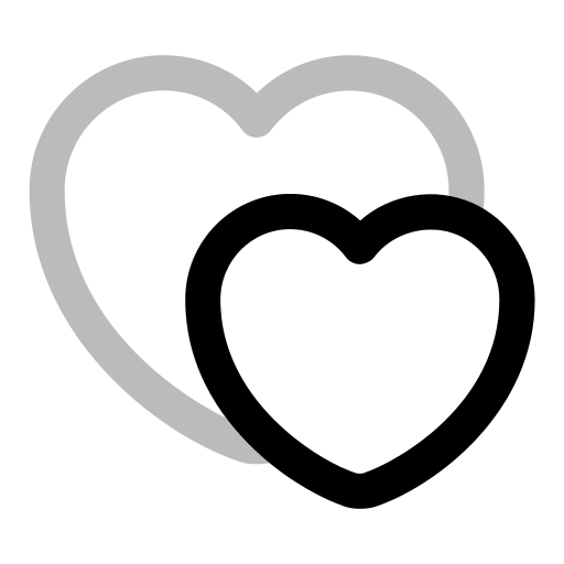 corazón Generic Grey icono
