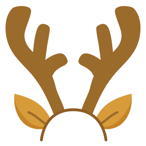 cuernos de ciervo Generic Flat icono