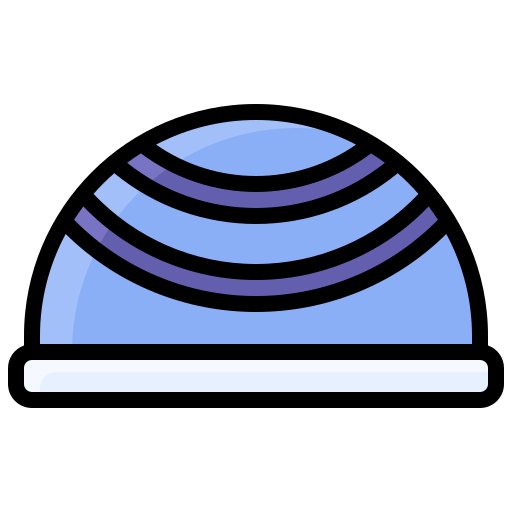 Bosu Ball Generic Outline Color icon