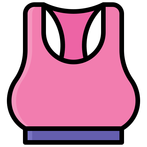 Sports bra Generic Outline Color icon