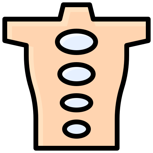 colonna vertebrale Generic Outline Color icona