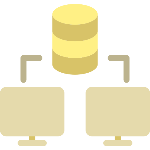 base de datos distribuida Generic Flat icono