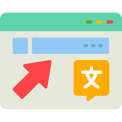 online-Übersetzer Generic Flat icon
