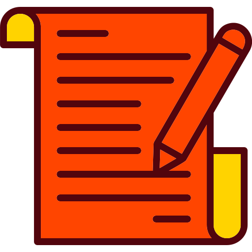 escritura Generic Outline Color icono