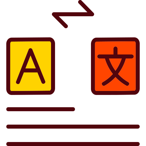 Vocabulary Generic Outline Color icon
