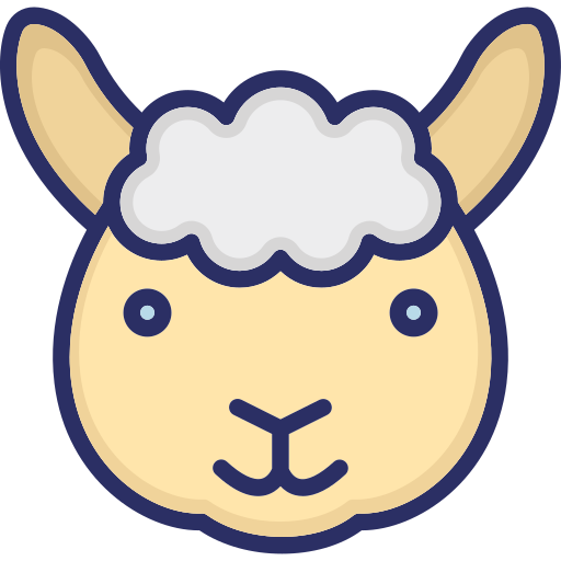 Lamb Generic Outline Color icon