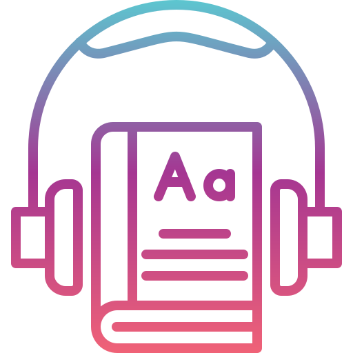 Audiobook Generic Gradient icon