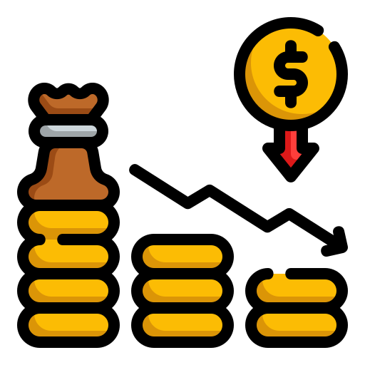 Recession Generic Outline Color icon