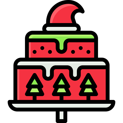 Cake Generic Outline Color icon