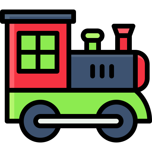 train Generic Outline Color icon