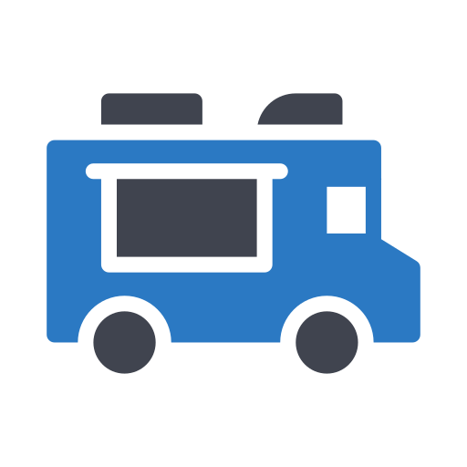 Food Truck Generic Blue icon