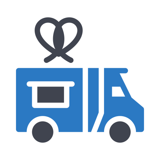 Pretzel truck Generic Blue icon