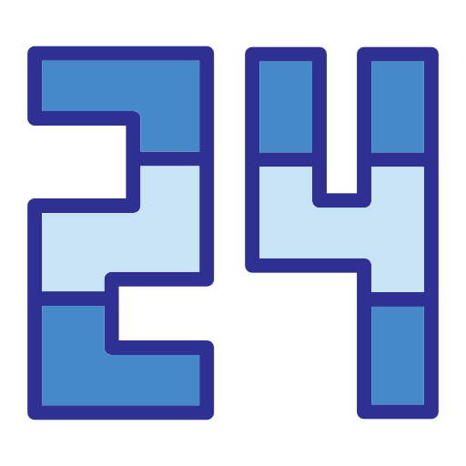 veinticuatro Generic Blue icono