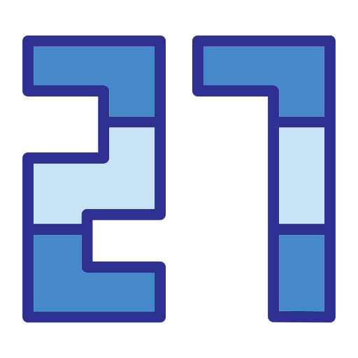 Twenty seven Generic Blue icon
