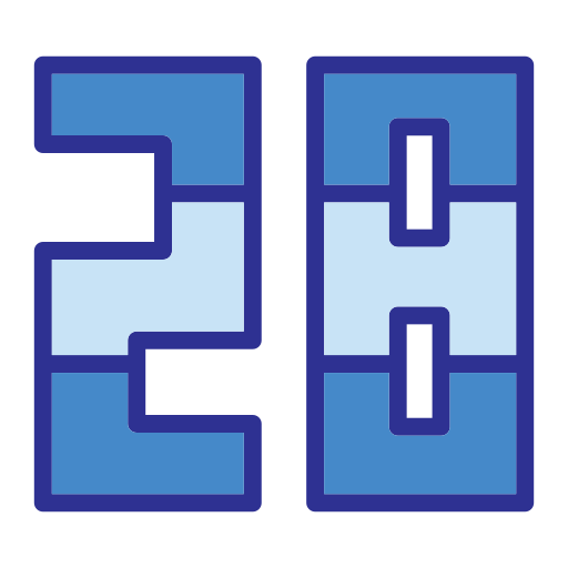 二十八 Generic Blue icon