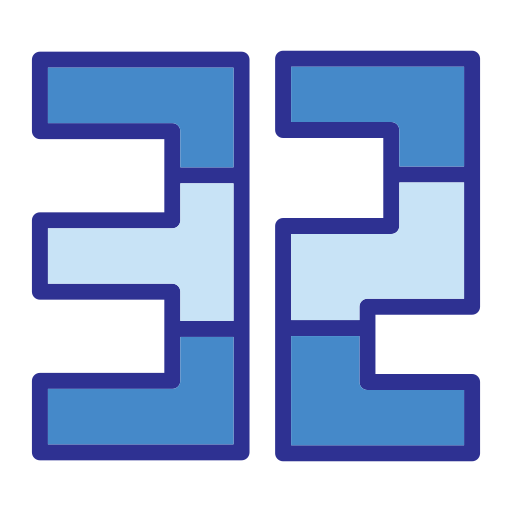三十二 Generic Blue icon
