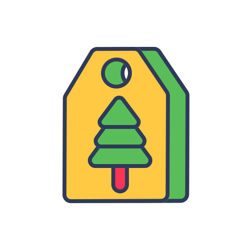weihnachtsmarke Generic Outline Color icon