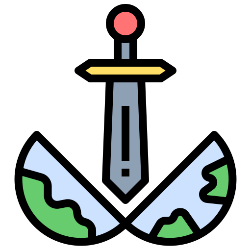 戦争 Generic Outline Color icon