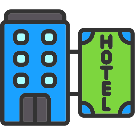 hotel Generic Outline Color icono